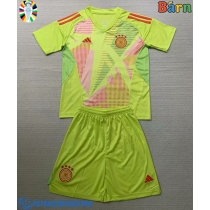 Fotballdrakt Barn Tyskland Keeper Bortedraktsett EM 2024 Kortermet (+ Korte bukser)